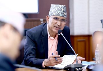 नेकपा एमाले उपाध्यक्ष विष्णु पौडेल पक्राउ
