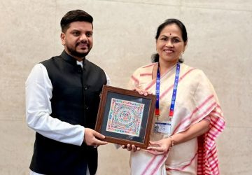 जेनेभामा नेपाल र भारतका श्रम मन्त्रीबिच भेटवार्ता: सुरक्षित श्रम र प्रविधि सहकार्यमा जोड