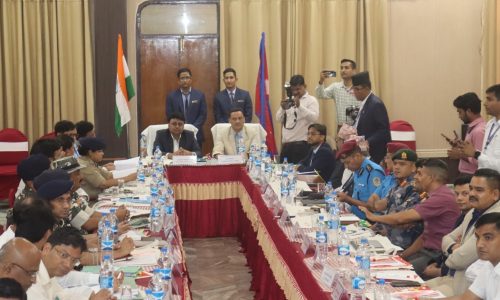 सीमा सुरक्षा र स्तम्भ मर्मतका लागि नेपाल-भारतका अधिकारीहरूबीच छलफल