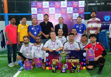 नेपाल एसबीआई बैंकद्वारा वार्षिकोत्सवको अवसरमा ‘एमडीज कप फुटसल टुर्नामेन्ट’ आयोजना