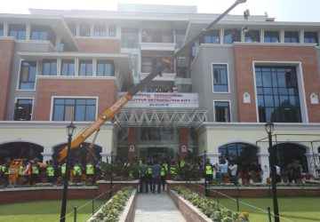 विपद् व्यवस्थापनमा ललितपुर महानगरको नयाँ फड्कोः भित्र्यायो अत्याधुनिक क्रेन