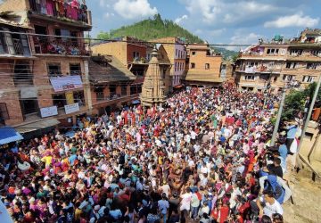 पनौतीमा हिलेजात्रा सुरु: काम–क्रीडाको प्रतीक मानिने रोमान्चक ‘रथ जुधाइ’ मुख्य आकर्षण