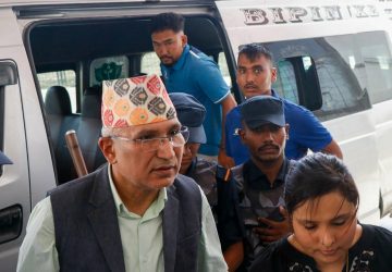 सुर्खेतबाट समातिएका एमाले उपाध्यक्ष पौडेललाई काठमाडौं ल्याइयो, सम्पत्ति शुद्धीकरण विभागमा हाजिर
