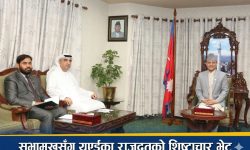 सभामुखसँग युएईका राजदूतको शिष्टाचार भेट