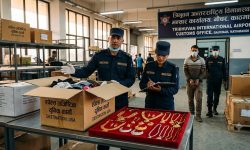 कपडाको कार्गोभित्र सुनचाँदीका गहना लुकाएर अमेरिका पठाउन खोज्ने दुई पक्राउ