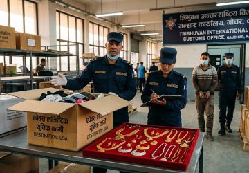 कपडाको कार्गोभित्र सुनचाँदीका गहना लुकाएर अमेरिका पठाउन खोज्ने दुई पक्राउ