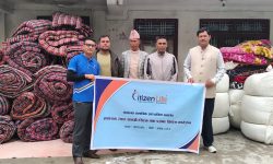 सिटिजन लाइफद्वारा विपद् प्रभावित ५७ परिवारलाई सिरक तथा डसना वितरण