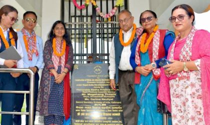 झापामा विद्यालय भवनको शिलान्यास, भारत सरकारको ३ करोड आर्थिक सहयोग